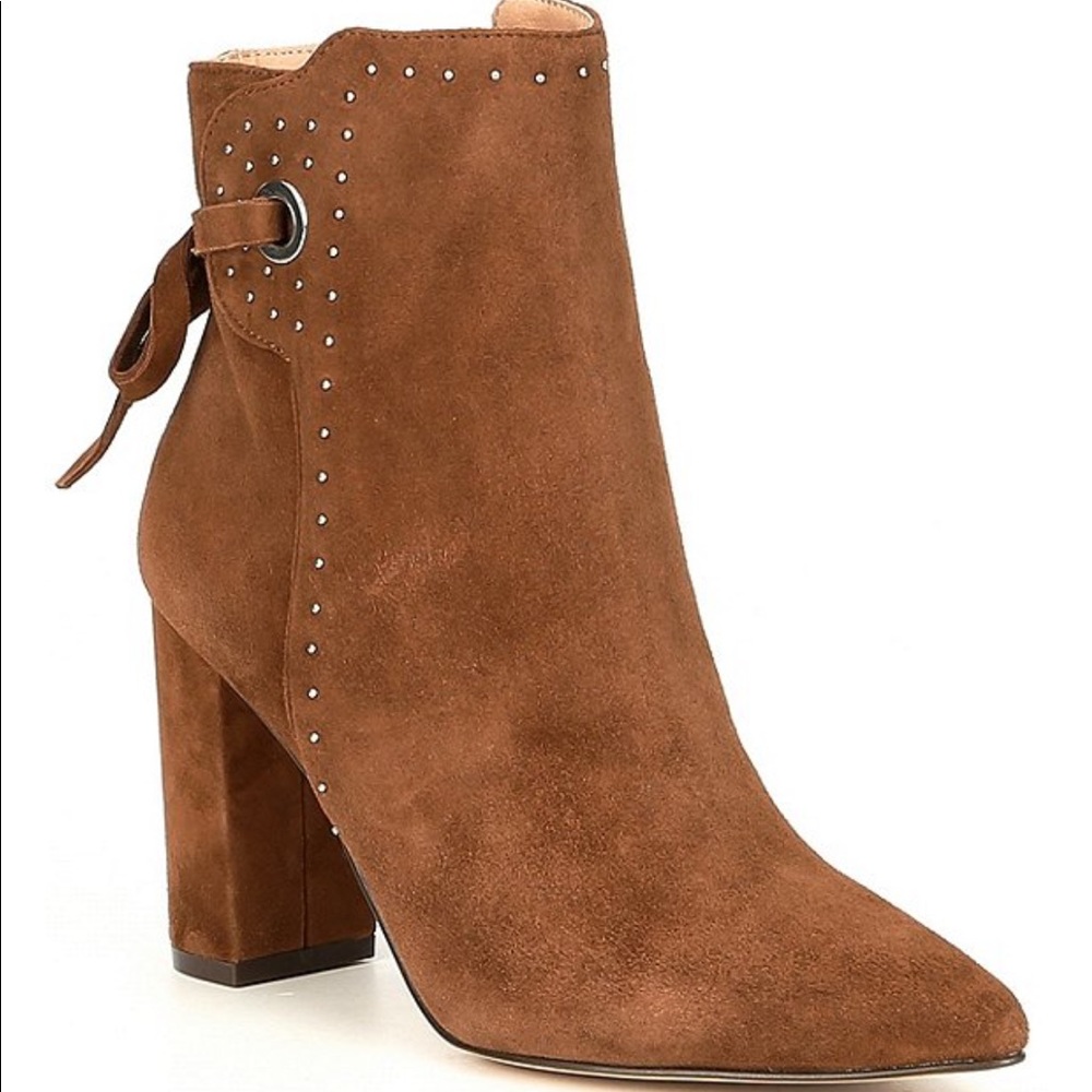 Chelsea & Violet Miley Suede Pointed Bootie